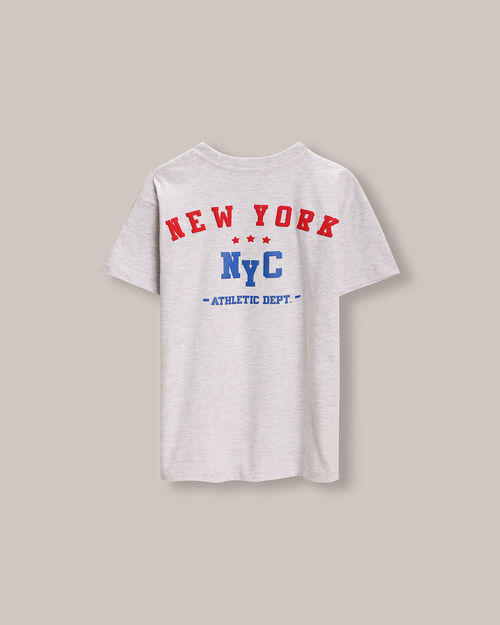 Playera Manga Corta New York