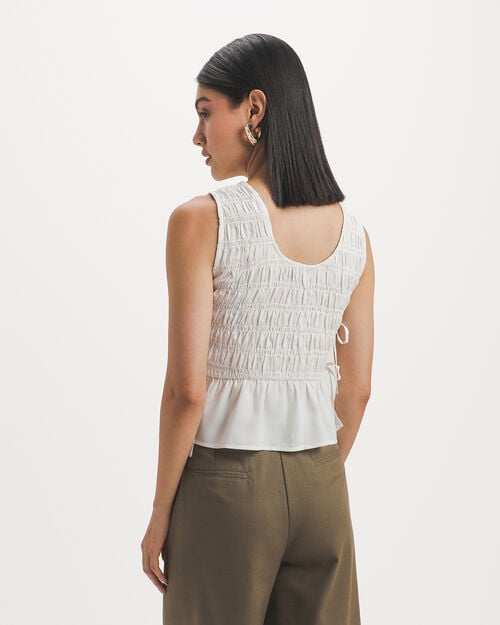 Top Smock Beige
