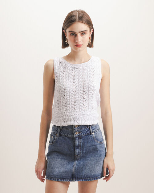 Top Tejido Blanco