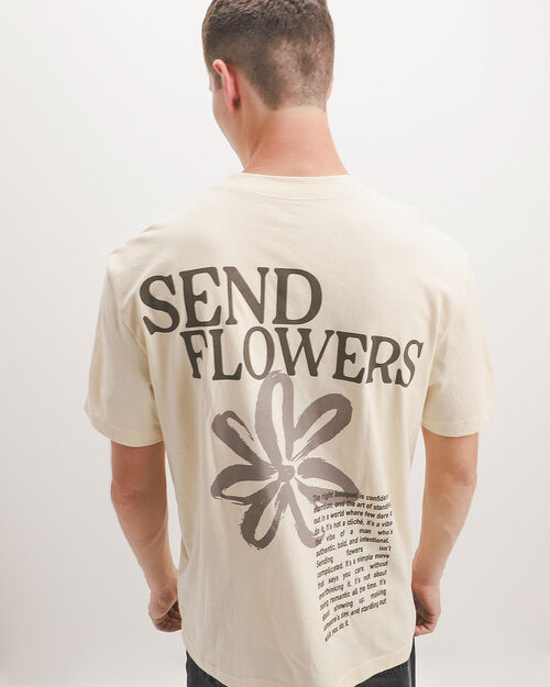 Playera Blanca Estampada