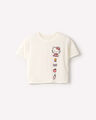 Playera Dise&ntilde;o Hello Kitty,BLANCO