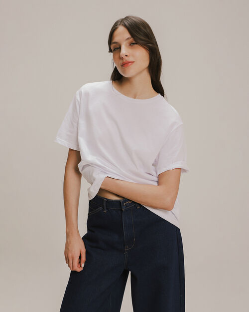 Playera Oversize Blanca