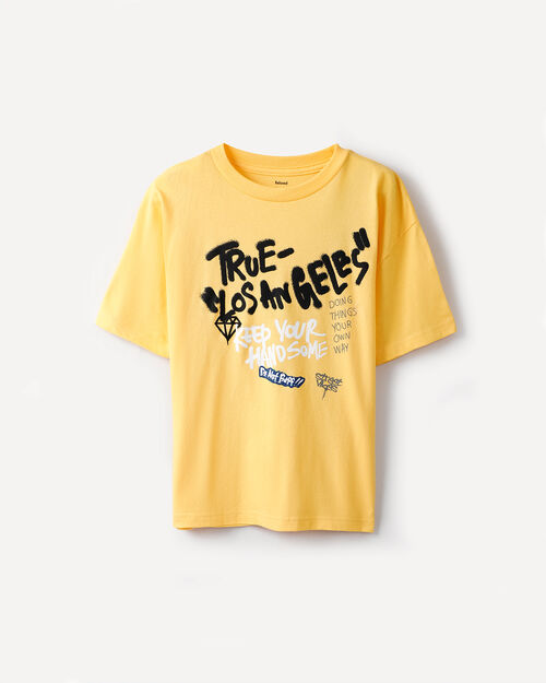 Playera Amarilla Gr&aacute;fico