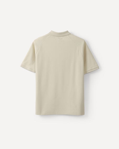 Polo Beige Tejido Punto