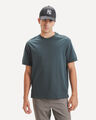 Playera Relaxed Azul,VERDE OBSCURO