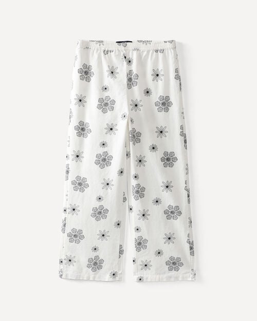 Pantal&oacute;n Blanco Lino