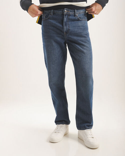 Jeans Azul Marino Straight