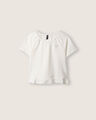 Playera Manga Corta Azul,BLANCO