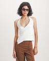 Top Beige Halter,CRUDO