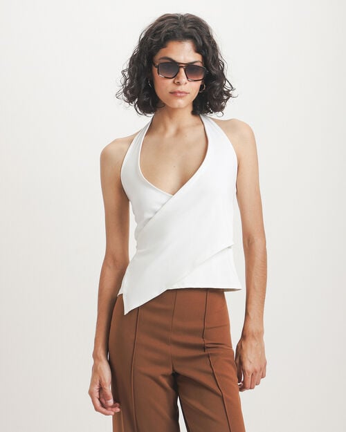Top Beige Halter