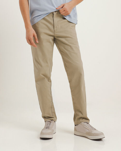 Pantal&oacute;n Fit Slim Caf&eacute;