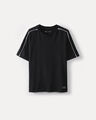 Playera B&aacute;sica Blanca,NEGRO