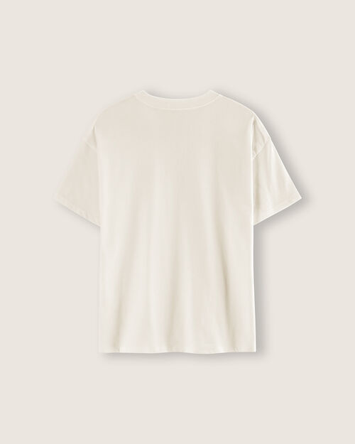 Playera Blanca Estampada