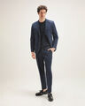 Saco Slim Botones,AZUL MARINO