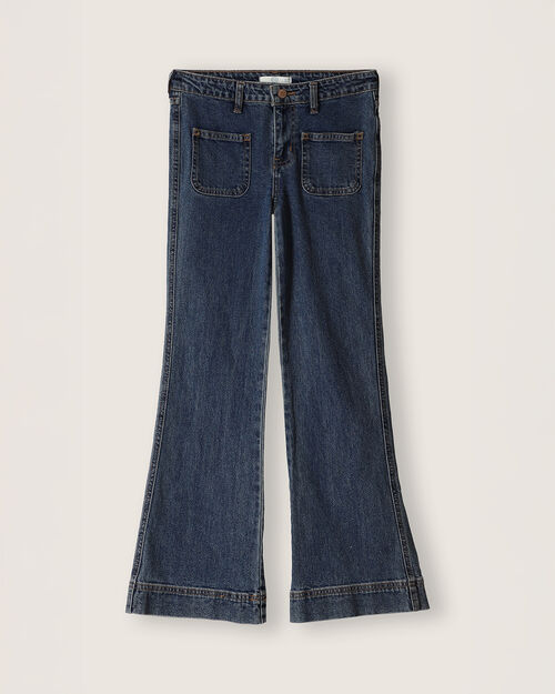 Jeans Flare Marino