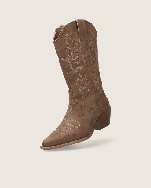 Bota Vaquera Caf&eacute;