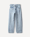 Jeans Wide Leg Cortes,AZUL CIELO