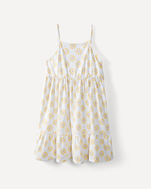 Vestido Blanco Estampado
