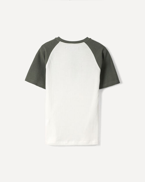 Playera Henley Contraste