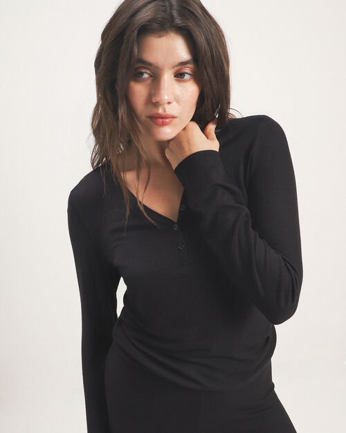 Top De Pijama Negro