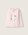 Playera Manga Larga Rosa,ROSA PALIDO