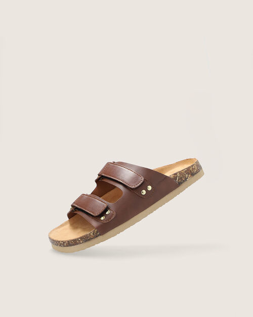 Sandalia Caf&eacute; Studs