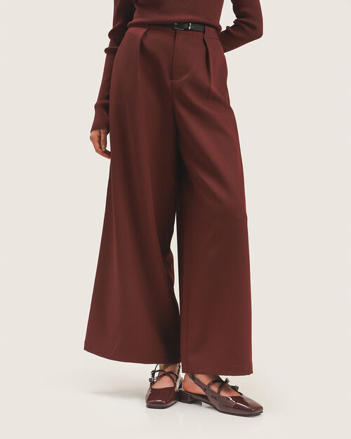 Pantal&oacute;n Rojo Wide Leg