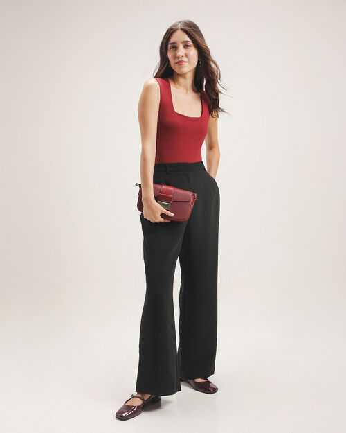 Pantalón Wide Leg Negro