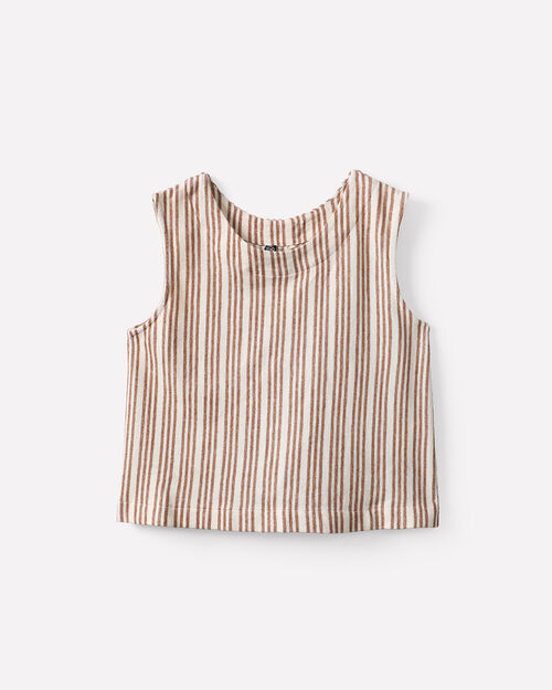 Blusa Sin Mangas Rayas