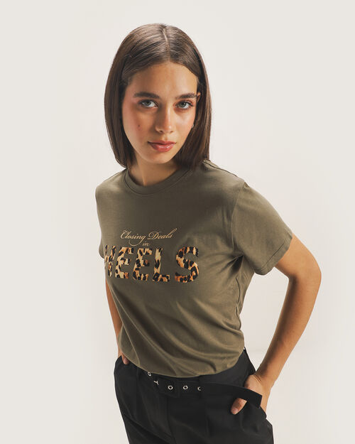 Playera Texto Gráfico