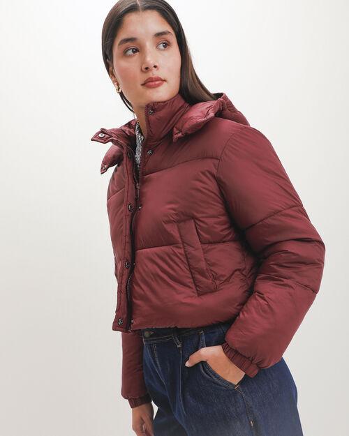 Chamarra Roja Gorro