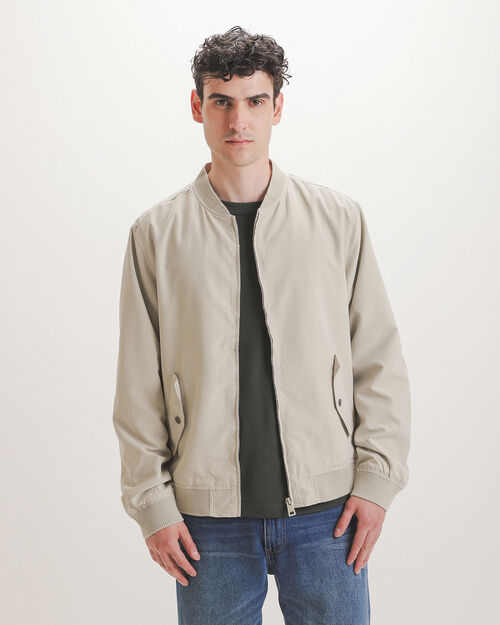 Chamarra Bomber Beige