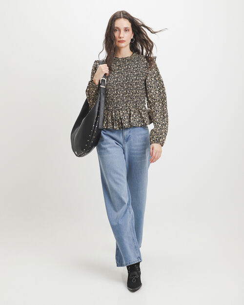 Blusa Estampada Flores
