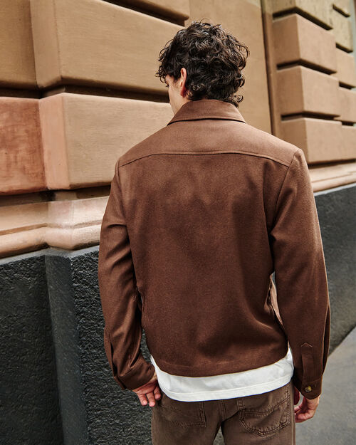 Chamarra Trucker Café