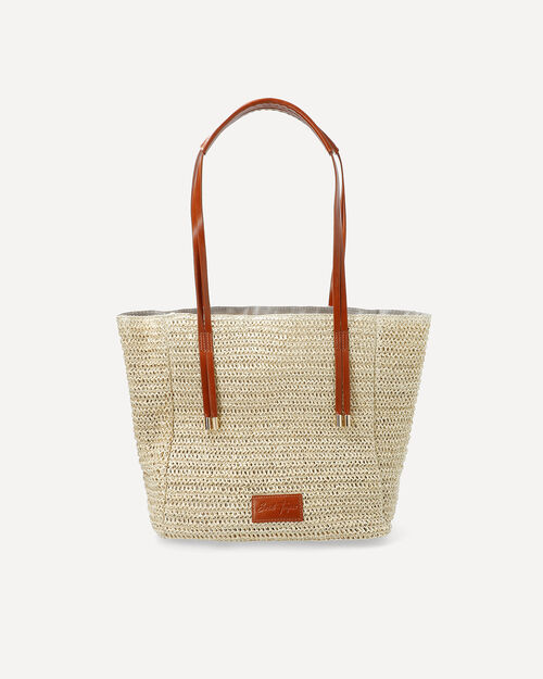 Bolso Caf&eacute; Textura