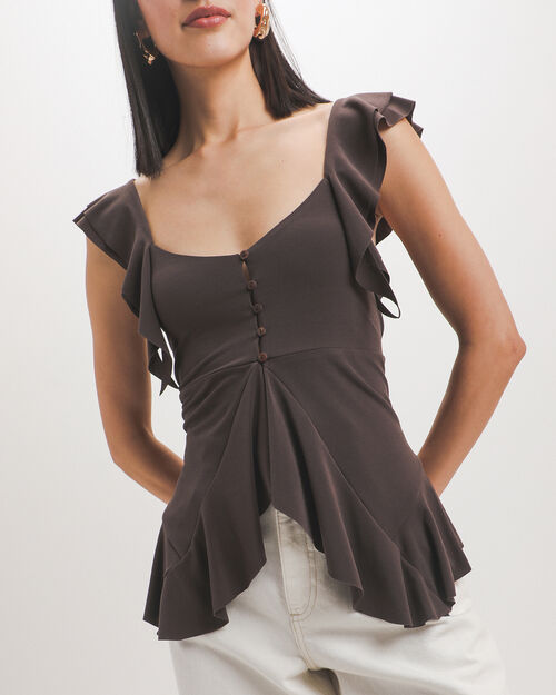 Blusa Manga Volantes