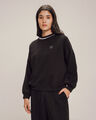 Sudadera Relaxed Verde,NEGRO