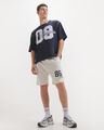 Short Relaxed Estampado,CREMA