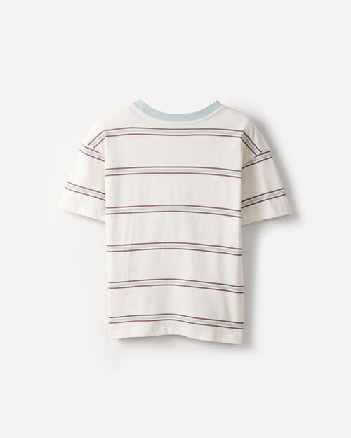 Playera Beige Rayas