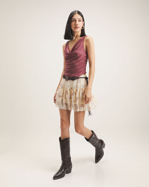 Short Falda Estampada