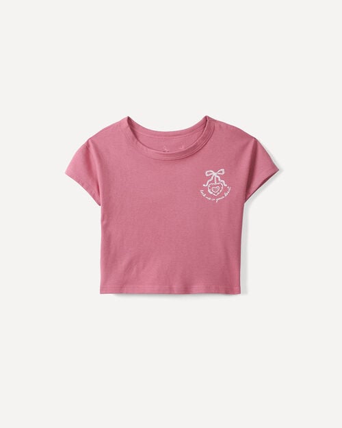 Playera Rosa Boxy