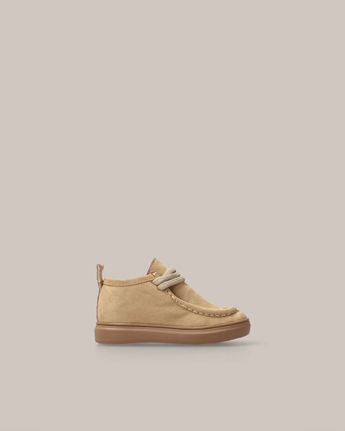 Botas Beige Costuras