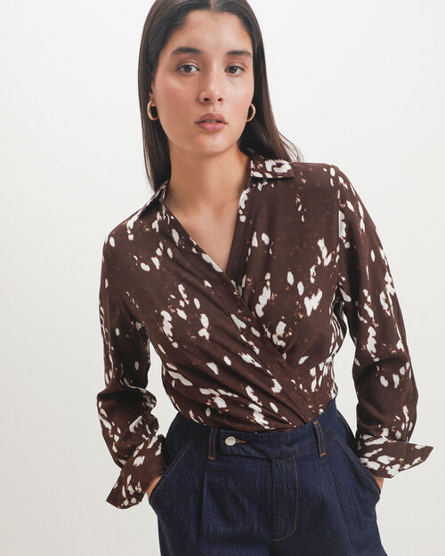 Camisa Satinada Regular