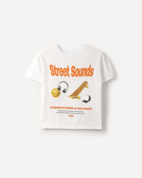 Playera Blanca Con Dise&ntilde;o