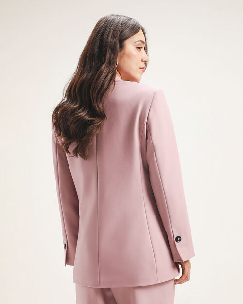 Blazer Solapa Rosa