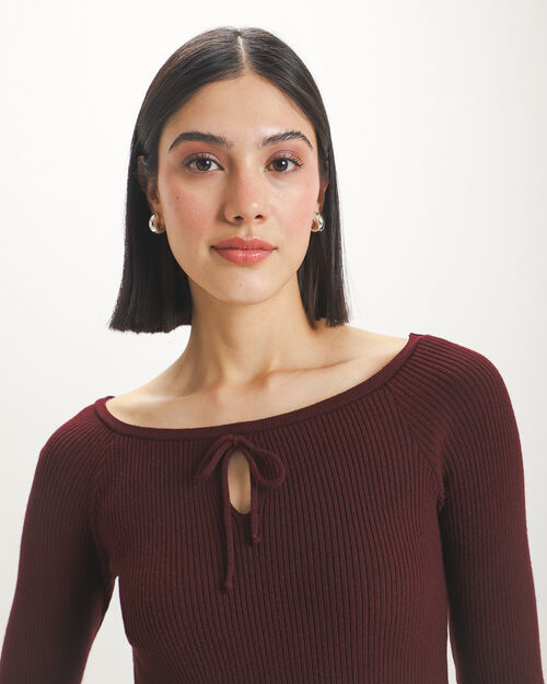 Top Rojo Lazo