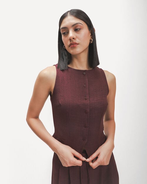 Chaleco Corto Rojo