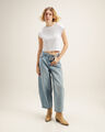Jeans Fit Barrel,AZUL EMPOLVADO