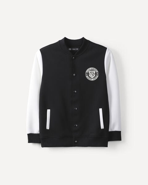 Sudadera Negra Contraste