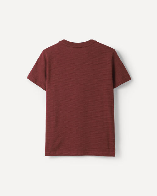 Playera Henley Roja